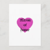 Matron of Honor Briefkaart (Voorkant)