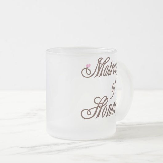 Matron of Honor Classy Browns Matglas Koffiemok (Voorkant rechts)