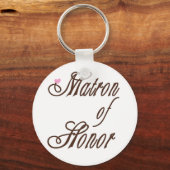 Matron of Honor Classy Browns Sleutelhanger (Voorkant)
