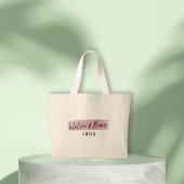 Matron of Honor Elegant Script Canvas tas