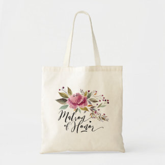 Matron of Honor Floral Budget Canvas Canvas tas