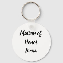 Matron of Honor Gifts Custom Name Gifts Wedding Sleutelhanger