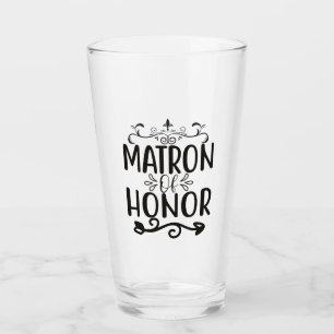 Matron of Honor Glas