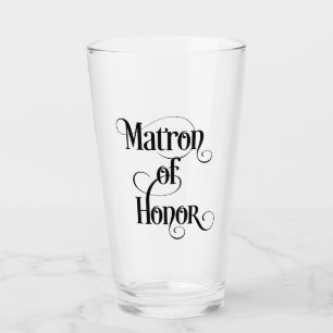 Matron of Honor Glas