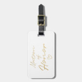 Matron of Honor - Gold faux foil Bagagelabel (Voorkant verticaal)