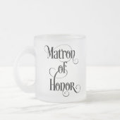Matron of Honor Matglas Koffiemok (Links)