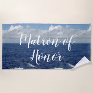 Matron of Honor Ocean Waves Strandlaken