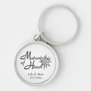 Matron of Honor Personalized Sleutelhanger