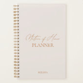 "Matron of Honor Planner" Modern Elegant Wedding Planner (Voorkant)