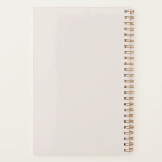 "Matron of Honor Planner" Modern Elegant Wedding Planner (Achterkant)