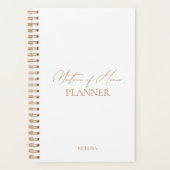"Matron of Honor Planner" Modern Elegant Wedding Planner (Voorkant)