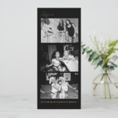 Matron of Honor Proposal Photo Strip Photo Booth  Save The Date (Staand voorkant)
