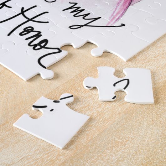 Matron of Honor? Puzzle Bl Bun Bride BrR Long Maid Legpuzzel (Zijkant)