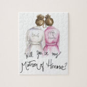 Matron of Honor? Puzzle Br. Bun Bride Br. Legpuzzel (Verticaal)