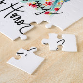 Matron of Honor? Puzzle Dk Bl Bun Bride Dk Br Bun Legpuzzel (Zijkant)
