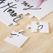 Matron of Honor? Puzzle Dk Bl Bun Bride Dk Br LR Legpuzzel (Zijkant)