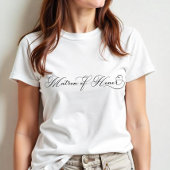 Matron of Honor Shirt - Elegant Wedding Party T-sh
