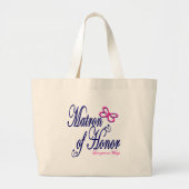 Matron of Honor / Vlinder Grote Tote Bag (Voorkant)