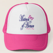 Matron of Honor / Vlinder Trucker Pet (Voorkant)