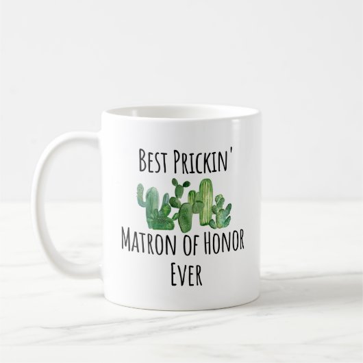 Matron of Honor Wedding Bride Koffiemok (Links)