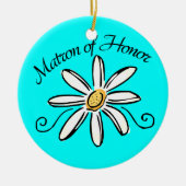 Matron of Honor Wedding Keramisch Ornament (Voorkant)
