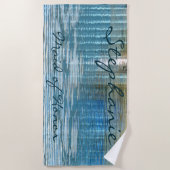 Matron of Maid of Honor Abstract Beach Towel Strandlaken (Voorkant)