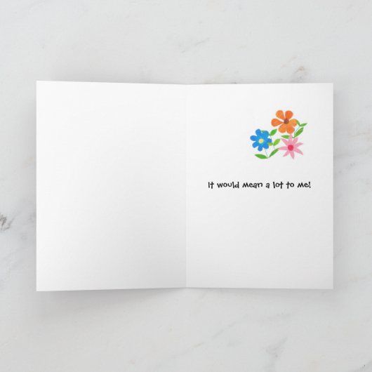 Matron van de Kaart van de Uitnodiging van de Eer (Binnen)