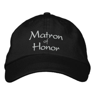 MATRON VAN HONOR PET MET GEBREIDE AFSTAND