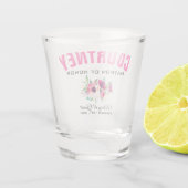 MATRON VAN HONOR WEDDING PARTY SHOT GLASS GLAS (Achterkant)