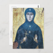 Matrona van de Russisch-orthodoxe Christelijke ico Briefkaart (Voorkant / Achterkant)