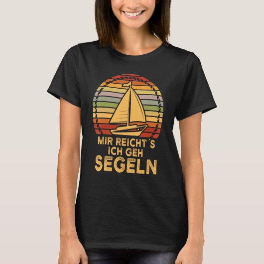 matroos, mir Reicht es ich gehe zeilen, zeilen T-shirt (Voorkant)