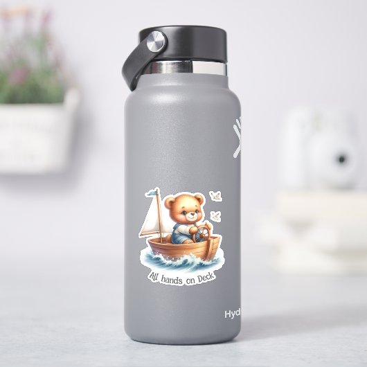 Matroos Teddybeer Sticker (HydroFlask)
