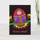 Matroshka Baby Aankondiging (Voorkant)