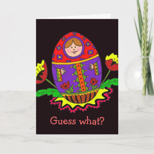 Matroshka Baby Aankondiging