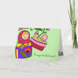 Matroshka en Baby Kaart