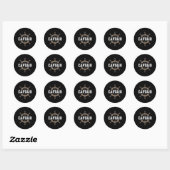 matrozen kapitein of eerste stuurman ronde sticker (Vel)