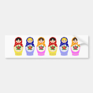 Matryoschka Dols Bumpersticker