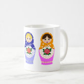 Matryoschka Dols Koffiemok (Voorkant rechts)