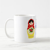 Matryoschka Dols Koffiemok (Links)