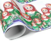 Matryoshka т ё ш (Russische а) Cadeaupapier (Rol Hoek)