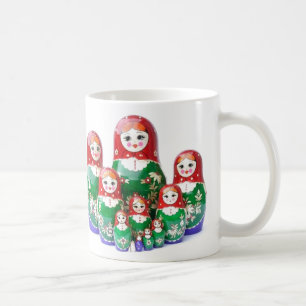 Matryoshka т ё ш (Russische а) Koffiemok