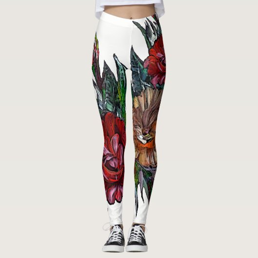 MATRYOSHKA-COLLECTIE, draagbaar ART Leggings (Voorkant)