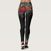 MATRYOSHKA COLLECTIE vivid florvormig patroon Leggings (Achterkant)