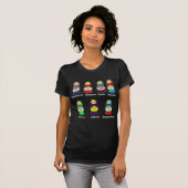 Matryoshka Dagen van de week T-shirt (Voorkant volledig)