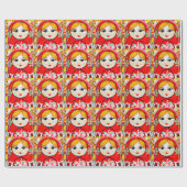Matryoshka Doll Cadeaupapier (Vlak)