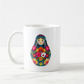 Matryoshka Doll Koffiemok (Links)