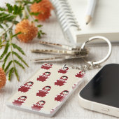 Matryoshka Doll Pattern Sleutelhanger (Voorkant Rechts)