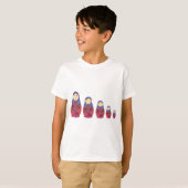 Matryoshka Doll ~ Russian Nesting / Babushka T-shirt (Voorkant volledig)
