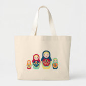Matryoshka Dolls Grote Tote Bag (Voorkant)
