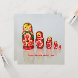 Matryoshka Dolls Kaart